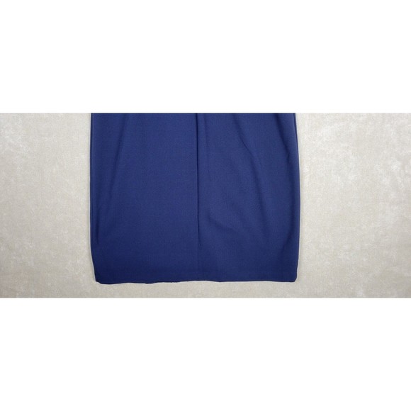 SL Fashions Women's Short Sleeve Dress Lace Embossed Sequin Blue Size 10 - Picture 14 of 16